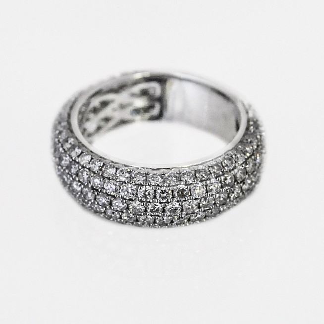 Diamantový prsten 5řadý