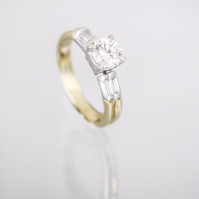 Diamantový prsten 0,75 ct