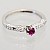 Ruby ring with diamonds