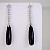 Onyx earrings